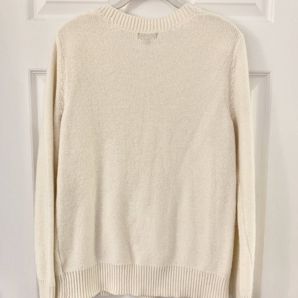 Ivory Cable Knit Sweater - Picture 3 of 3
